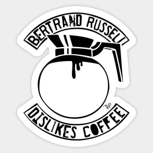 Betrand Russell's Coffee Pot? Sticker